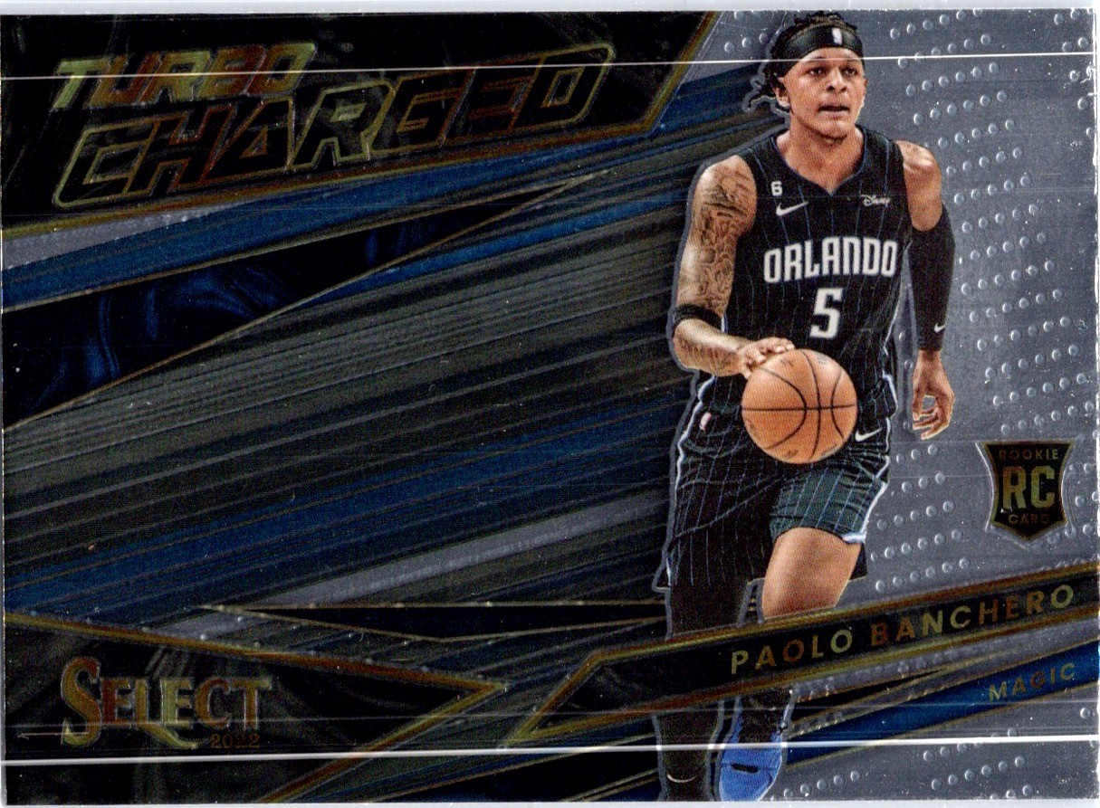 2022-23 Panini Select #5 Paolo Banchero Turbocharged