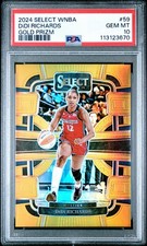 DiDi Richards 2024 Panini Select WNBA Gold Prizm Concourse #07/10 PSA 10 #59