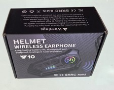 Waterproof Motorcycle Helmet Headset Wireless Bluetooth Headphone Speaker