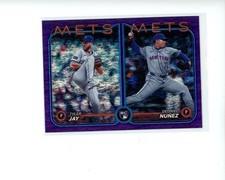 2024 Topps Update Purple Holo Foil #US82 Tyler Jay Dedniel Nunez RC #d 788/799