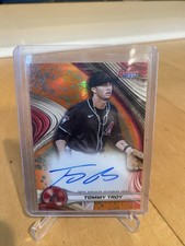 Tommy Troy 2024 Bowman's Best #B24-TT Orange Auto /25 Diamondbacks
