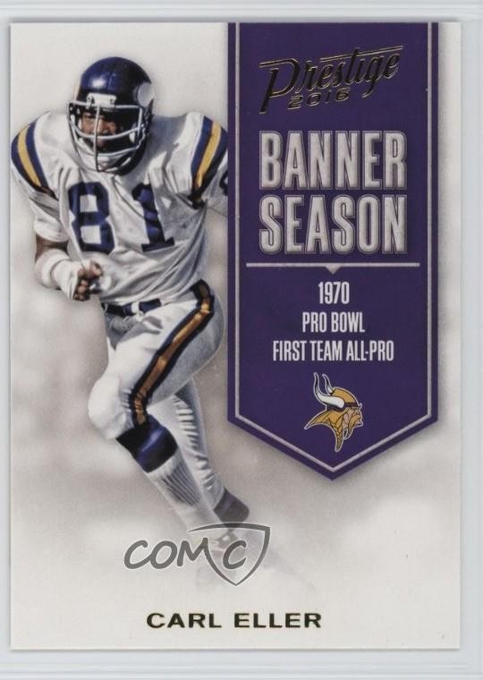 2016 Panini Prestige Banner Season Carl Eller #6 HOF 06l5