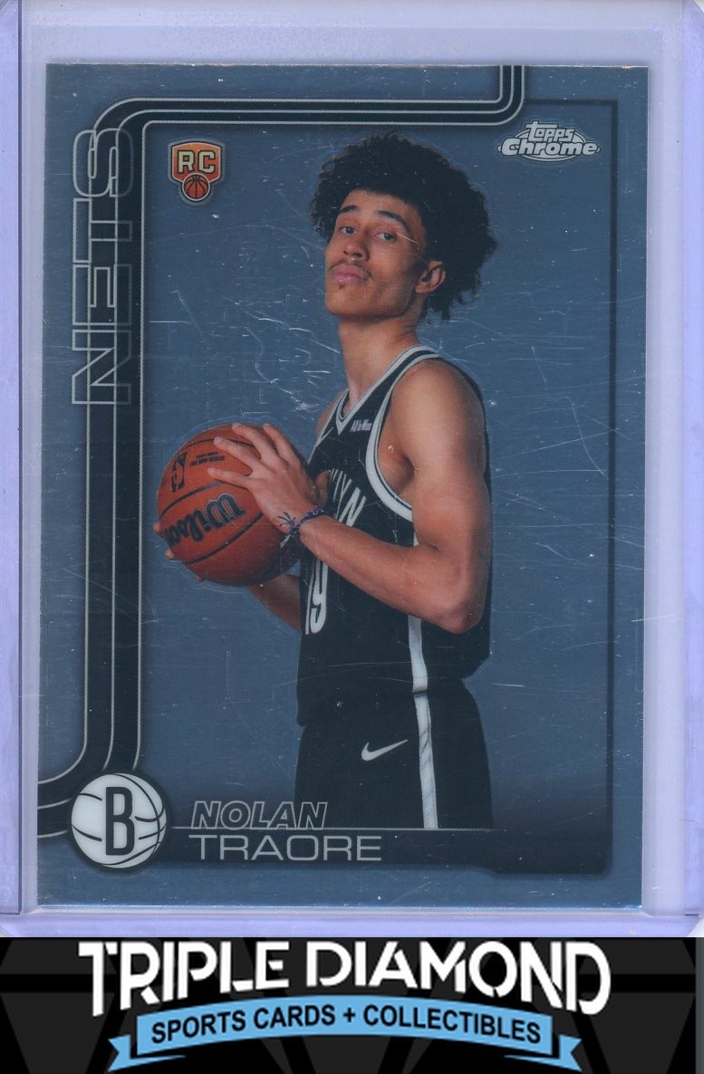 2025-26 Topps Chrome Nolan Traore Rookie RC Image Variation Nets U777