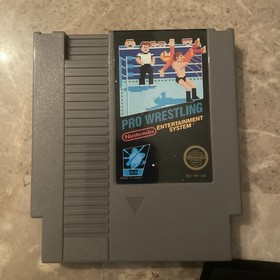 Pro Wrestling Nintendo Entertainment System NES Game Box and Manual