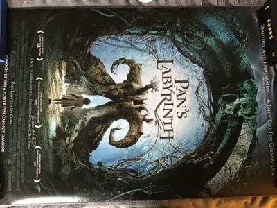 PAN S LABYRINTH Original Theatrical 2SIDED POSTER 2006 Signed GUILLERMO DEL TORO