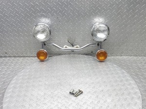 2004 04-09 Yamaha VSTAR 1100 XVS1100 Front Fog Passing Turn Signal Light Bracket