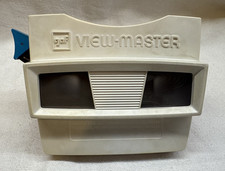 VTG 1970s GAF Model G View-Master Viewer Red  White w Blue Handle  40 Reels