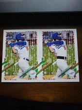 Cody Bellinger 2021Topps Holiday  Photo Variation 🎅 Belt SSP + base hw35 