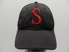 S LOGO - Port Authority - Vented - Youth Size Adjustable Baseball Cap Hat 