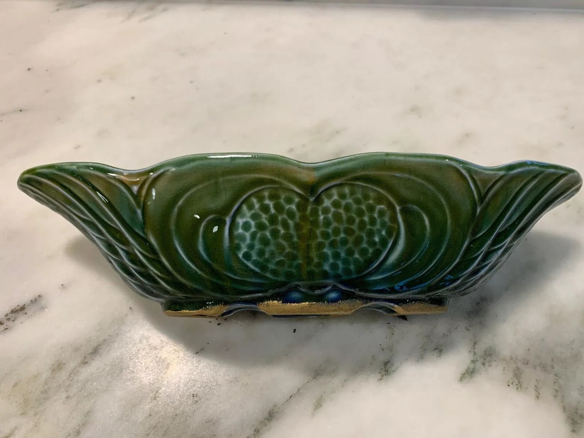 Vintage California Originals Pottery 769 Oblong Planter Dish BluE