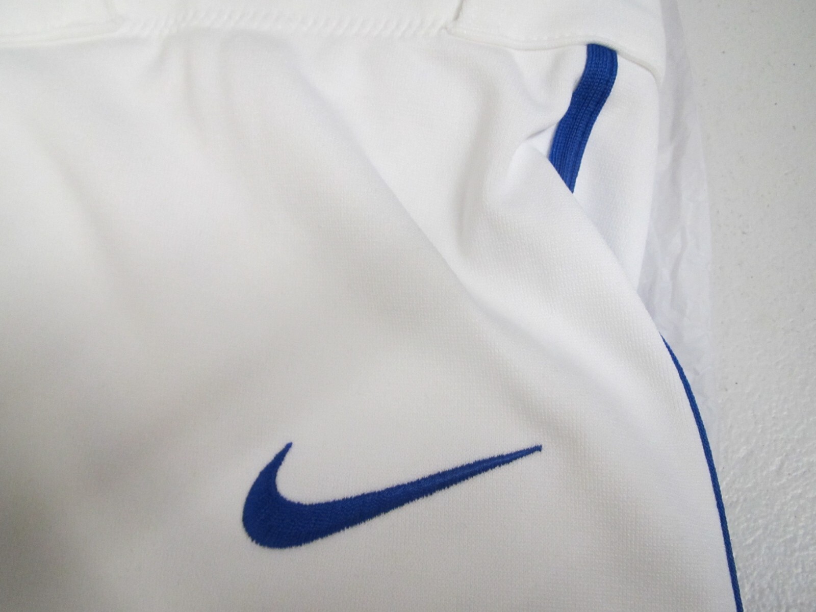 Nike Vapor Select Men's Baseball Long Pants White Blue Piping BQ6435 ...