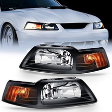 Nilight Headlight Assembly For 1999-2004 Ford Mustang Headlamps Replacement Nilight Headlight Assembly For 1999-2004 Ford Mustang Headlamps Replacement
