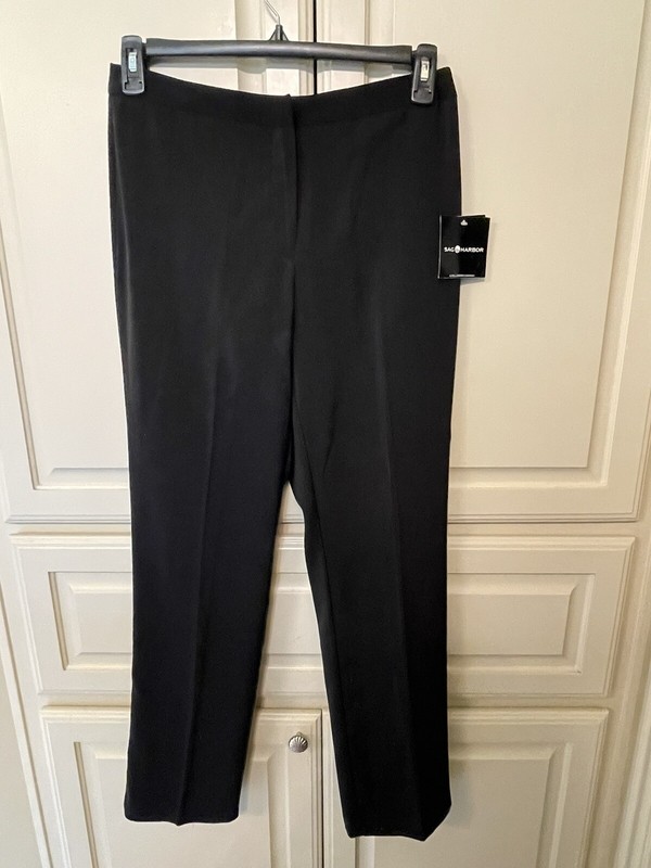 Sag Harbor Women’s Black Dress Pants - Size 8