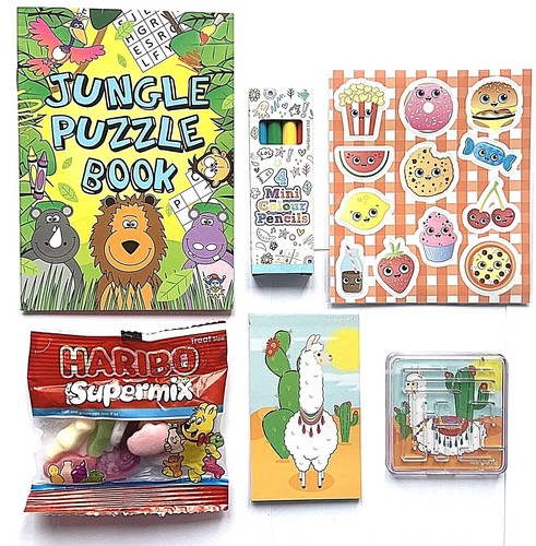 Personalised Childrens Kids Wedding Activity Sweets Pack Favour Party Bag - Picture 3 of 4