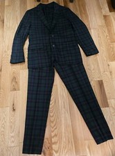 j crew ludlow Plaid suit set men size 40r