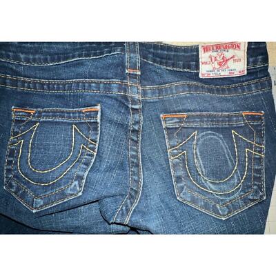 Vintage (@ 2008) True Religion Jeans Cut Sz 27”x36”, Rise 7” | eBay