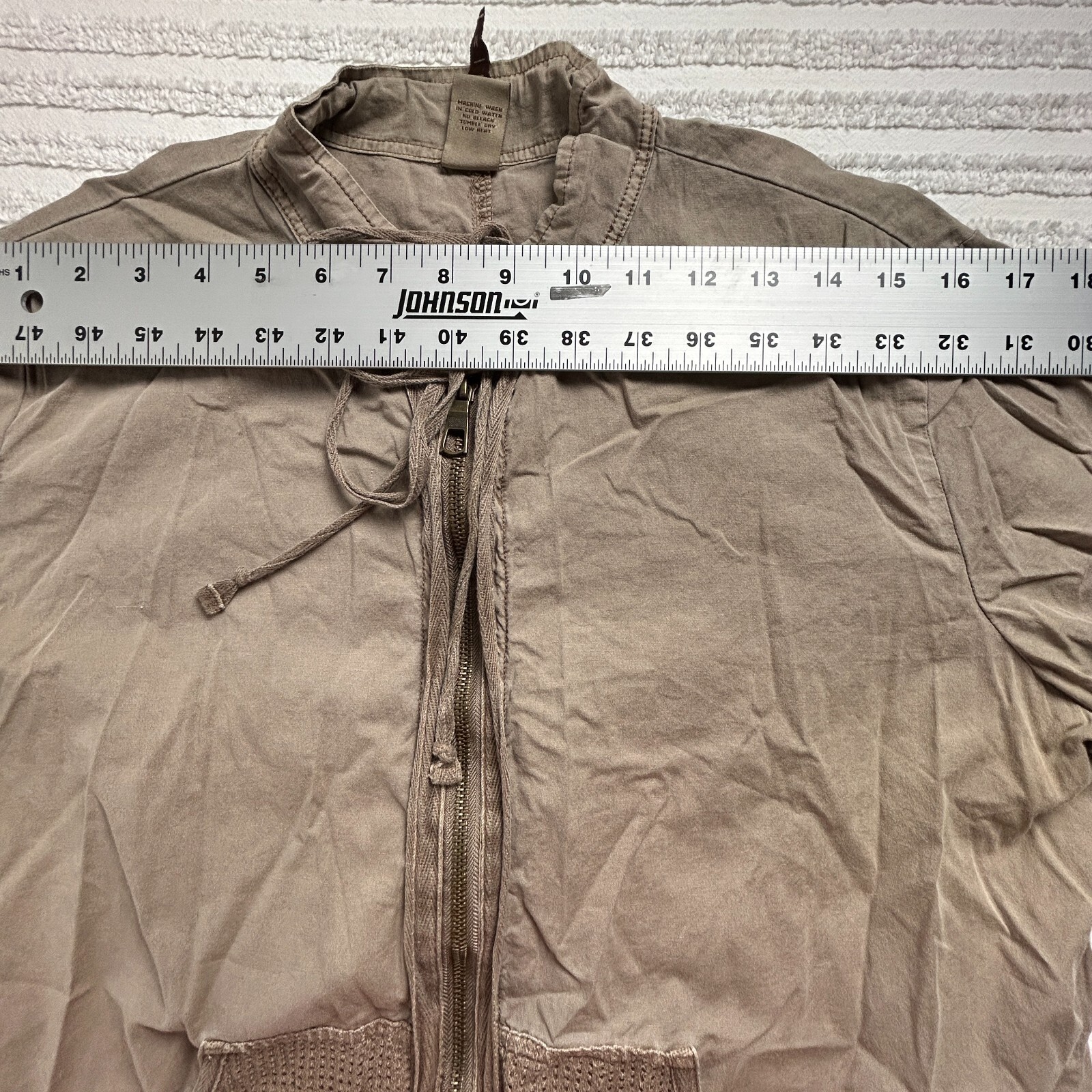 XCVI Women's Zip Front Cotton Basic Jacket Size M… - image 6