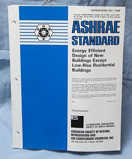 ASHRAE Standard Energy Efficent Design Of New Buildings 1989