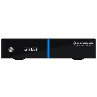 GigaBlue UHD Trio 4K PRO Combo Bluetooth 1x DVB-S2X, 1x DVB-C/T2, 1200Mbps WiFi