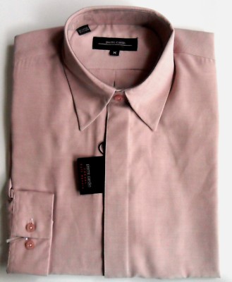 Pierre Cardin Hemd Uni Langarm Rose Rosa Herren Größen: M, L, XL