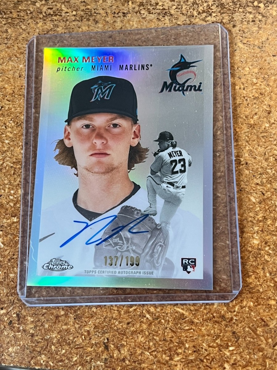 2023 Topps Chrome Platinum Anniversary Refrac # CPA-MMEY Max Meyer 