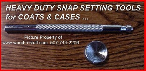 20 sets Dull Nickel Finish ~ SKULL Leather SNAP FASTENERS with tools ...