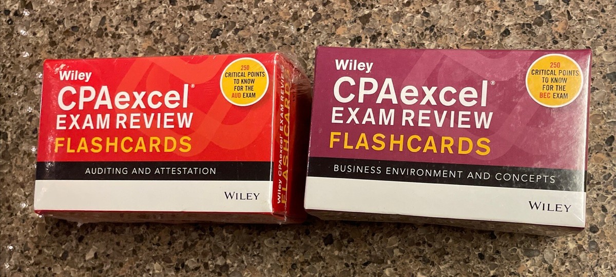 Wiley CPAexcel EXAM REVIEW Flashcards Lot: Business Environment