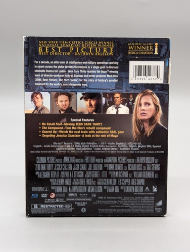Zero Dark Thirty Blu-ray Dvd Movie With Slip Cover Clean Tested - Imagen 2 de 7