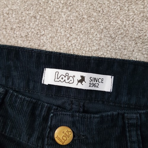 Pantalón Lois Hombre 30x32 Azul Marino Ajustado Cordones Rectos Preppy España W30 L32 - Imagen 4 de 14