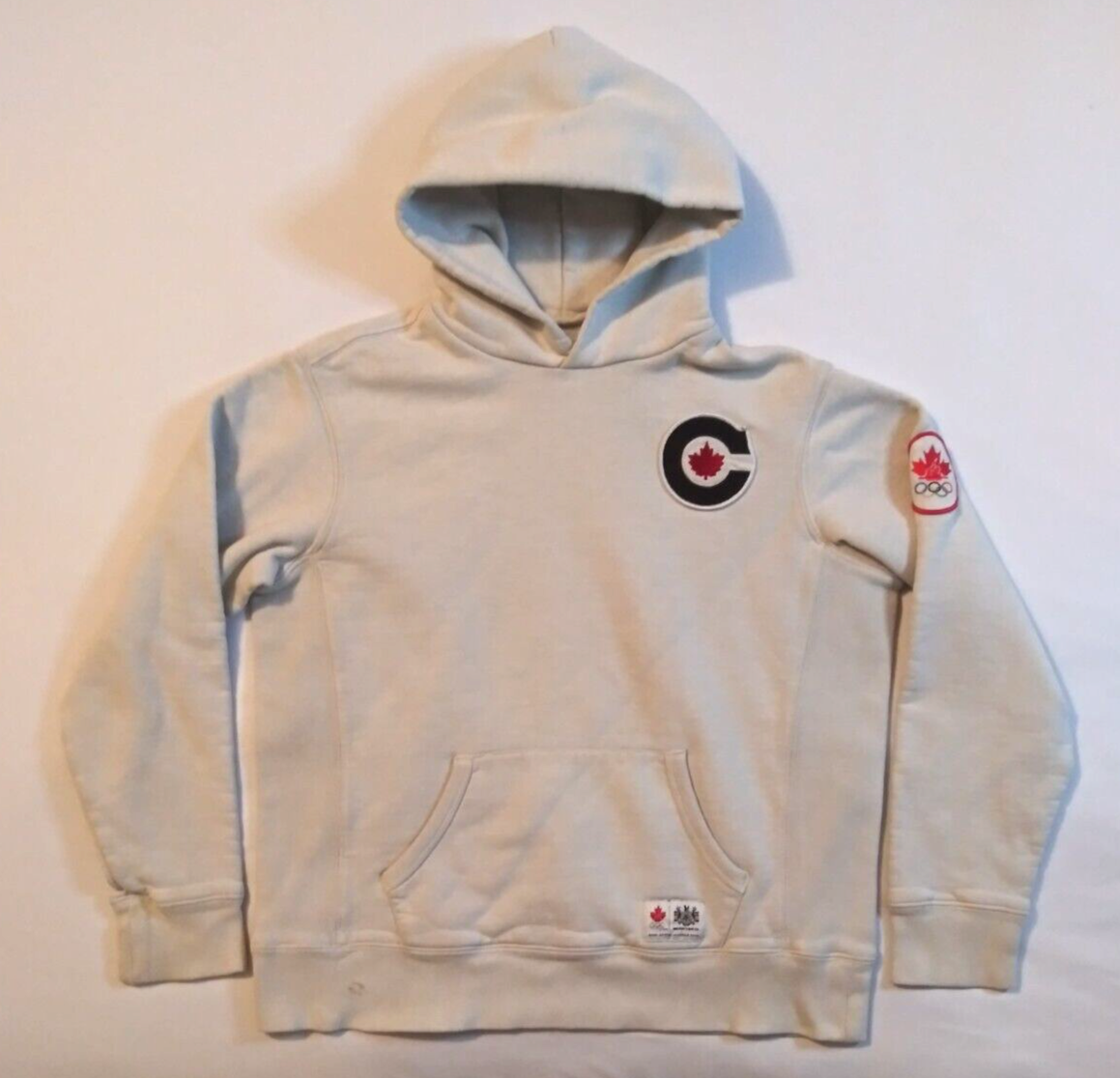 Canadian Olympic Team Official Hudson's Bay Canada Hoodie Sweatshirt Boy's  10/12