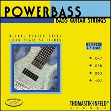 Thomastik Infeld EB344 Powerbass Bass Guitar Strings; gauges 47-107