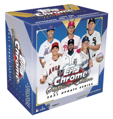 2021 TOPPS CHROME SAPPHIRE UPDATE SET SEALED BOX - ONLINE