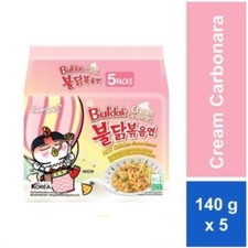 5 PACKS Samyang Carbonara Noodles HALAL Hot Chicken Buldak Ramen FREE SHIPPING