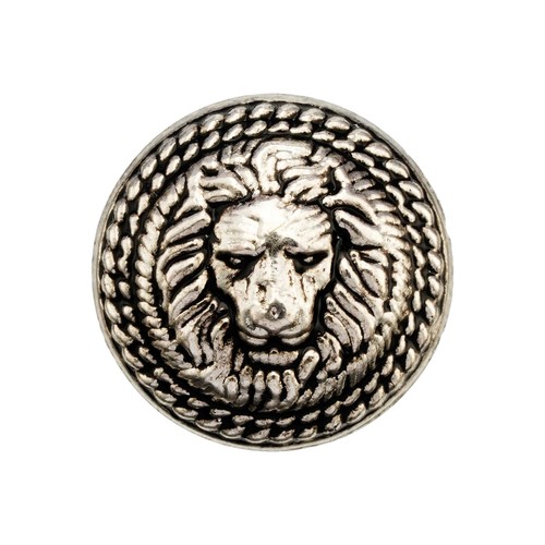 5pcs Round Vintage Lion Metal Button Decorative for Clothing DIY Crafts 12-25mm - Picture 7 of 9