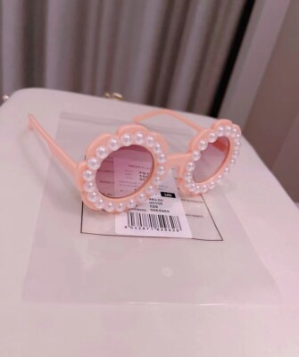 Monnalisa Girls Pearl Floral Sunglasses Yr 3-9