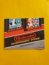 Super Mario Bros. / Duck Hunt Nintendo NES Manual Only  Instruction Booklet