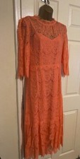 CORAL LACE DRESS