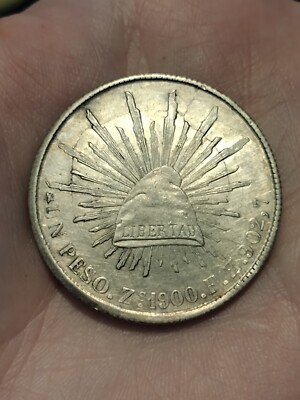 1900 Zs Fz México Peso MAJOR Die Cracks! Excellent Condition, Must