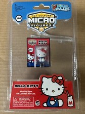 World’s Smallest POP Culture Micro Figures Hello Kitty In Blue Overalls NIB