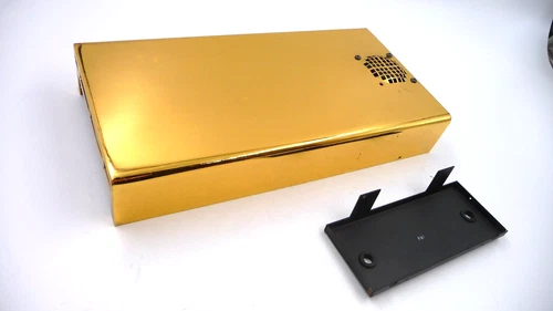 Rockford Fosgate gold shroud with fan for POWER 300 MOSFET old school amplifier