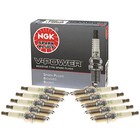NGK Set of 10 Nickel V-Power Spark Plugs For Dodge Ram 2500 3500 8.0 V10 97-03