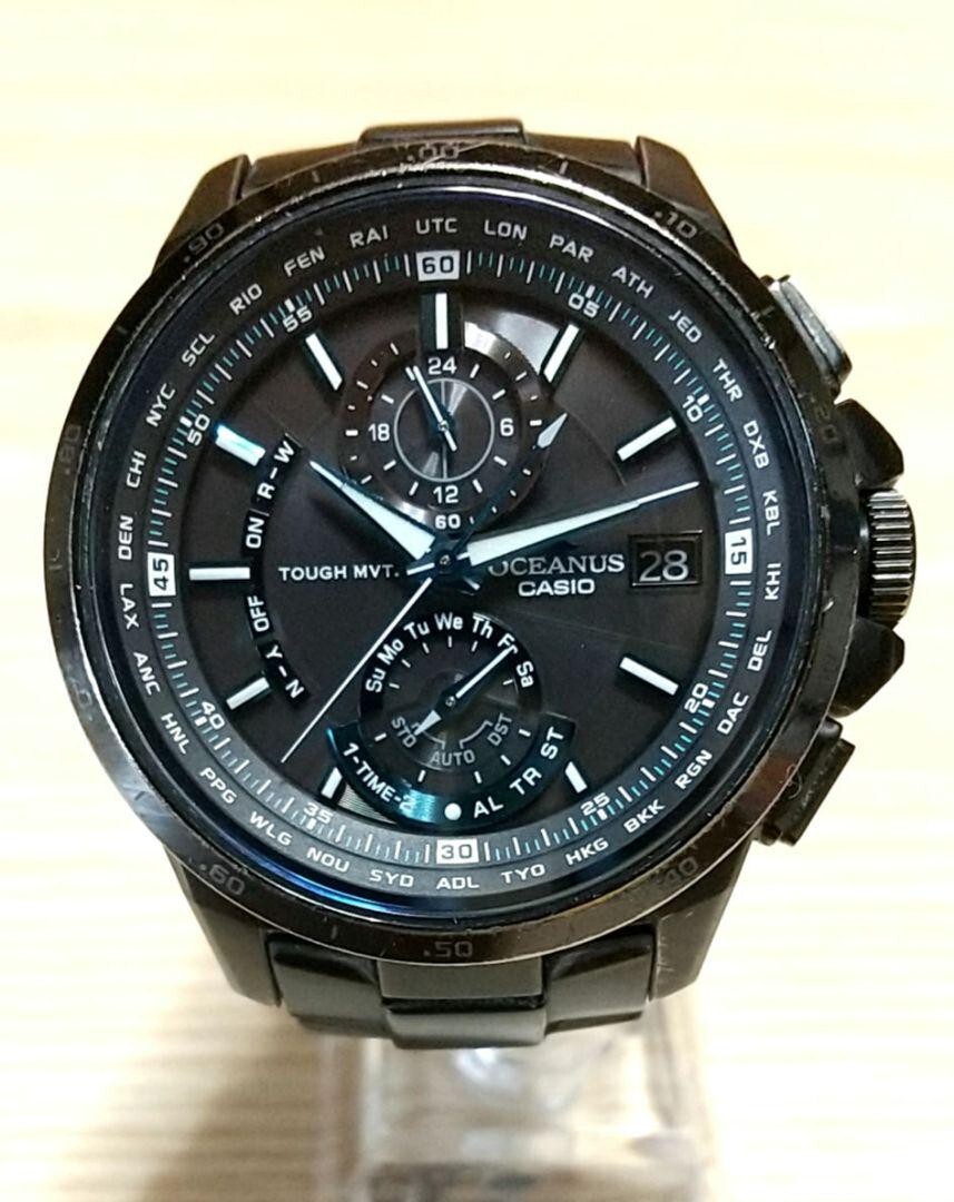 Casio Oceanus OCW-T1000B-1AJF Quartz Watch - Used, Some Wear, Accurate Signal JP
