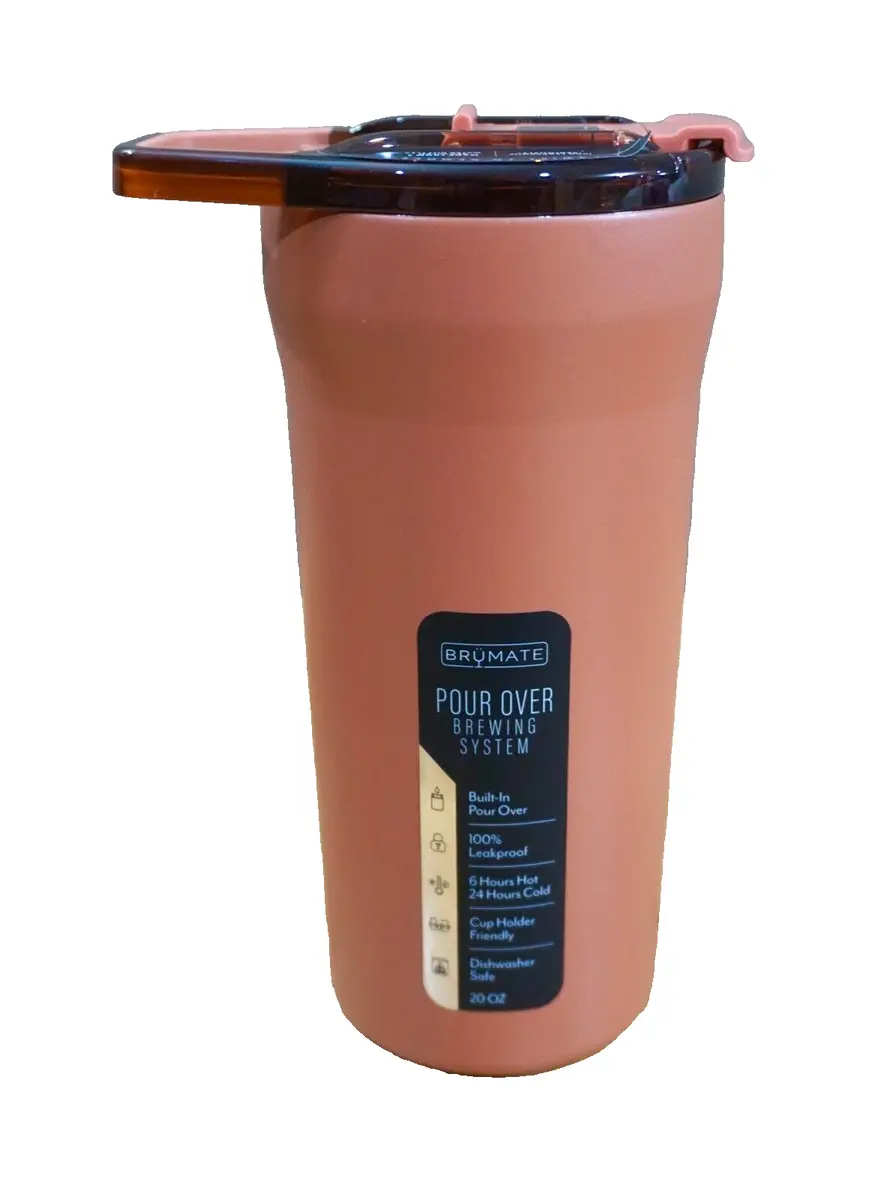 NIB Brumate Pour Over Coffee Brewing System & Tumbler, Redwood, 20 oz.