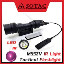 M952V IR Light 500 Lumens LED White Light &Infrared Illuminator Flashlight 