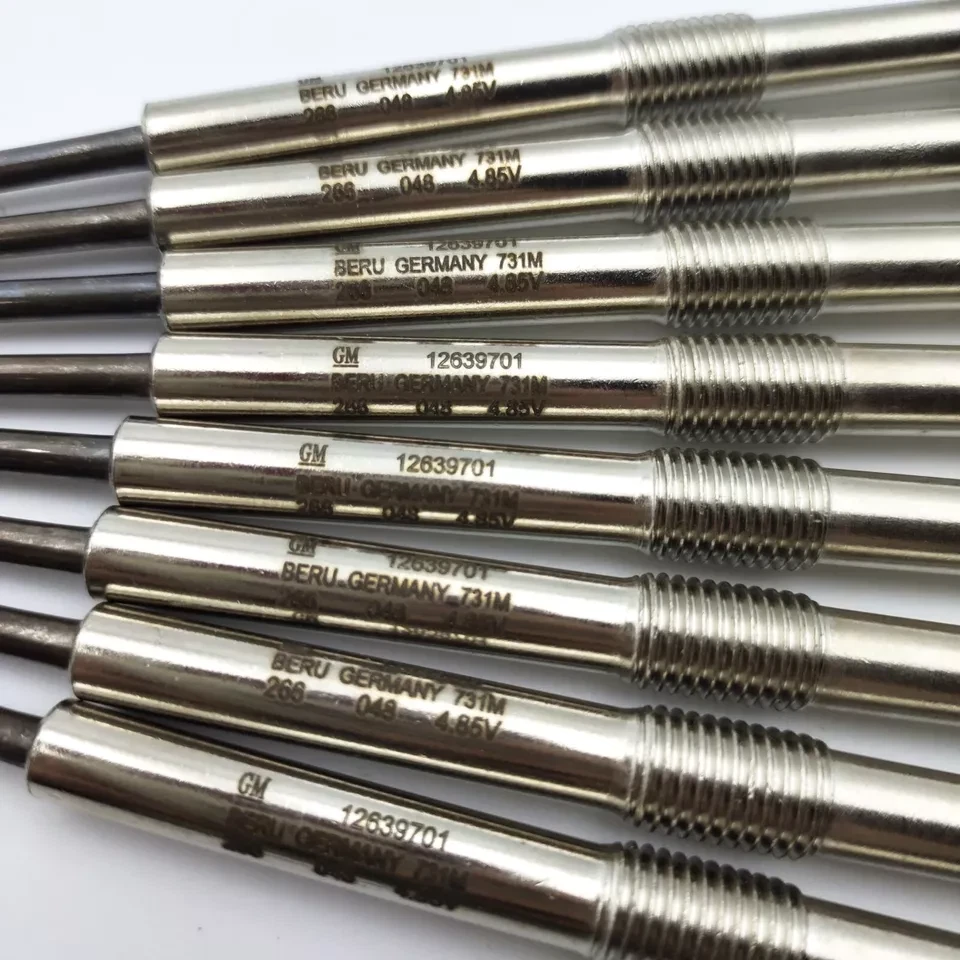 8PCS Genuine 12639701 Glow Plugs For LMM LML LBZ Silverado Sierra Duramax 6.6L Foto 2 de 4