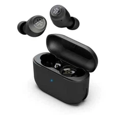 JLab Go Air Pop True Wireless Bluetooth Earbuds + Charging Case Sweat Resistance