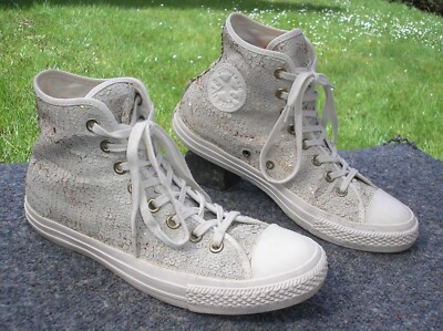 Original CONVERSE, Chucks Sneaker HI, 41,5, Beige/ Gold