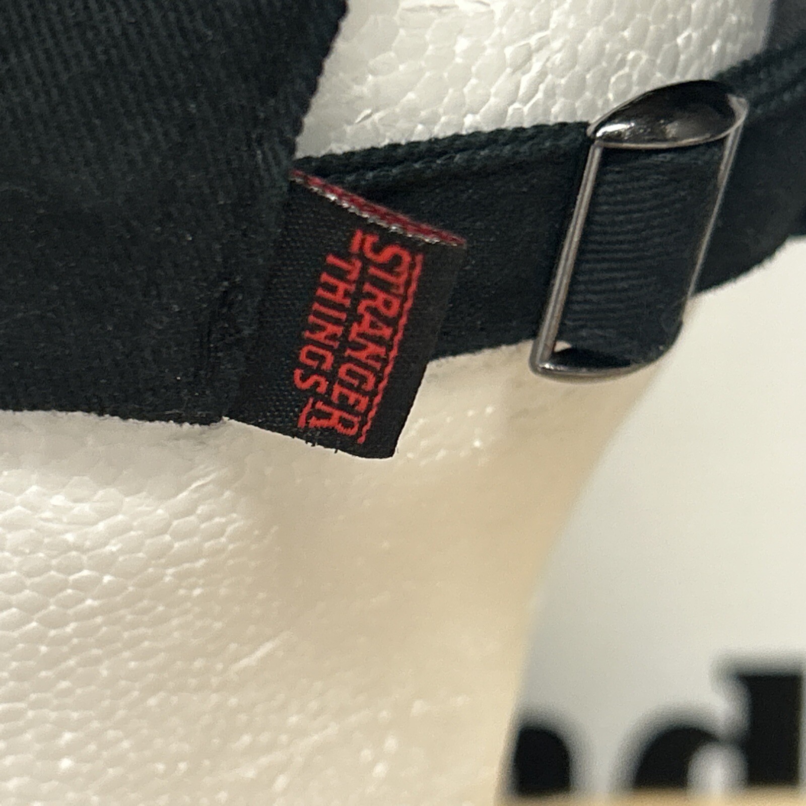 STRANGER THINGS Black Hat Cap Adjustable Strap Ba… - image 5