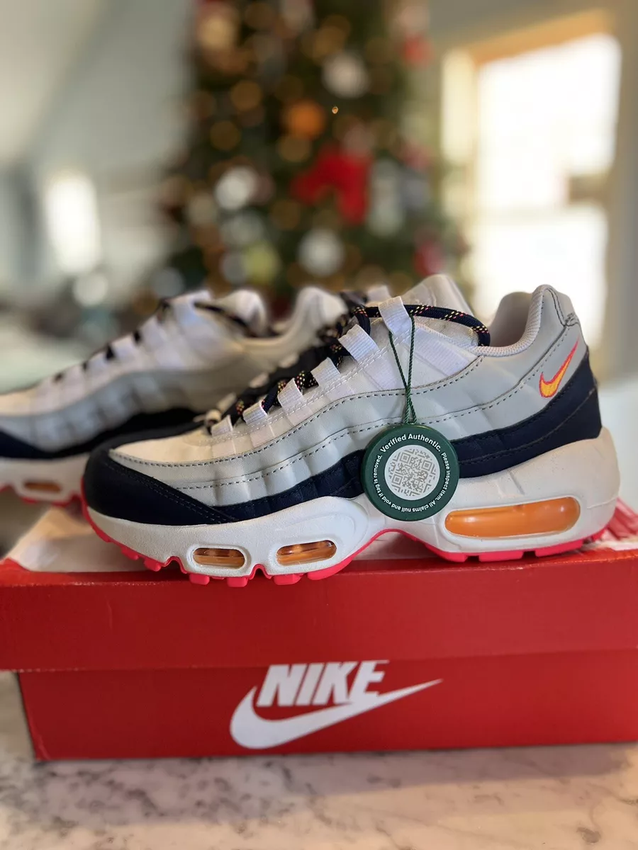 Size 5 Nike Air Max 95 Navy Orange NEW IN BOX