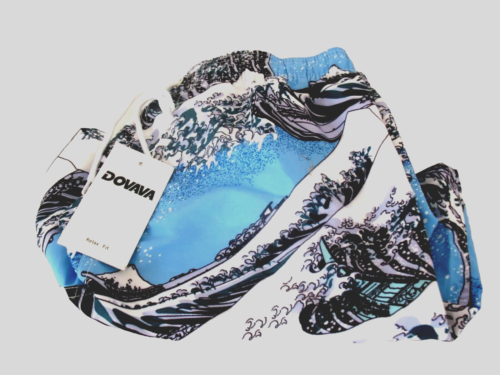 DOVAVA Men's Swim Trunks / Mesh Lining Quick Dry Bathing Suit Above Knee Ocean